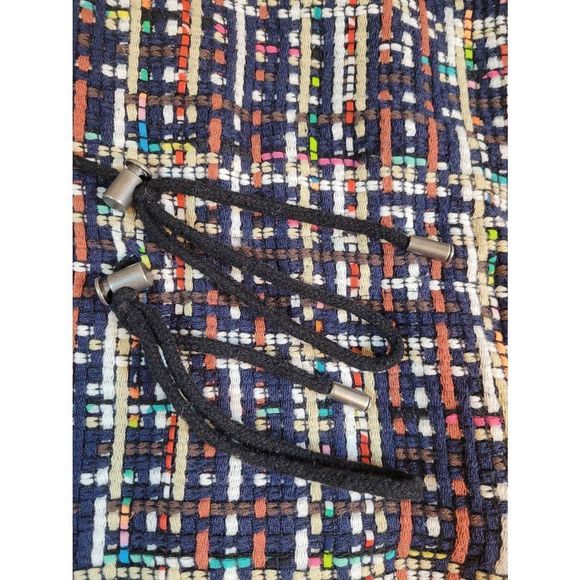 Halogen Women's Long Sleeves Zipped Up Plaid Tweed Multicolor Jacket Size S - Picture 9 of 13